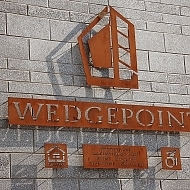 Wedge Point  Wall Sign